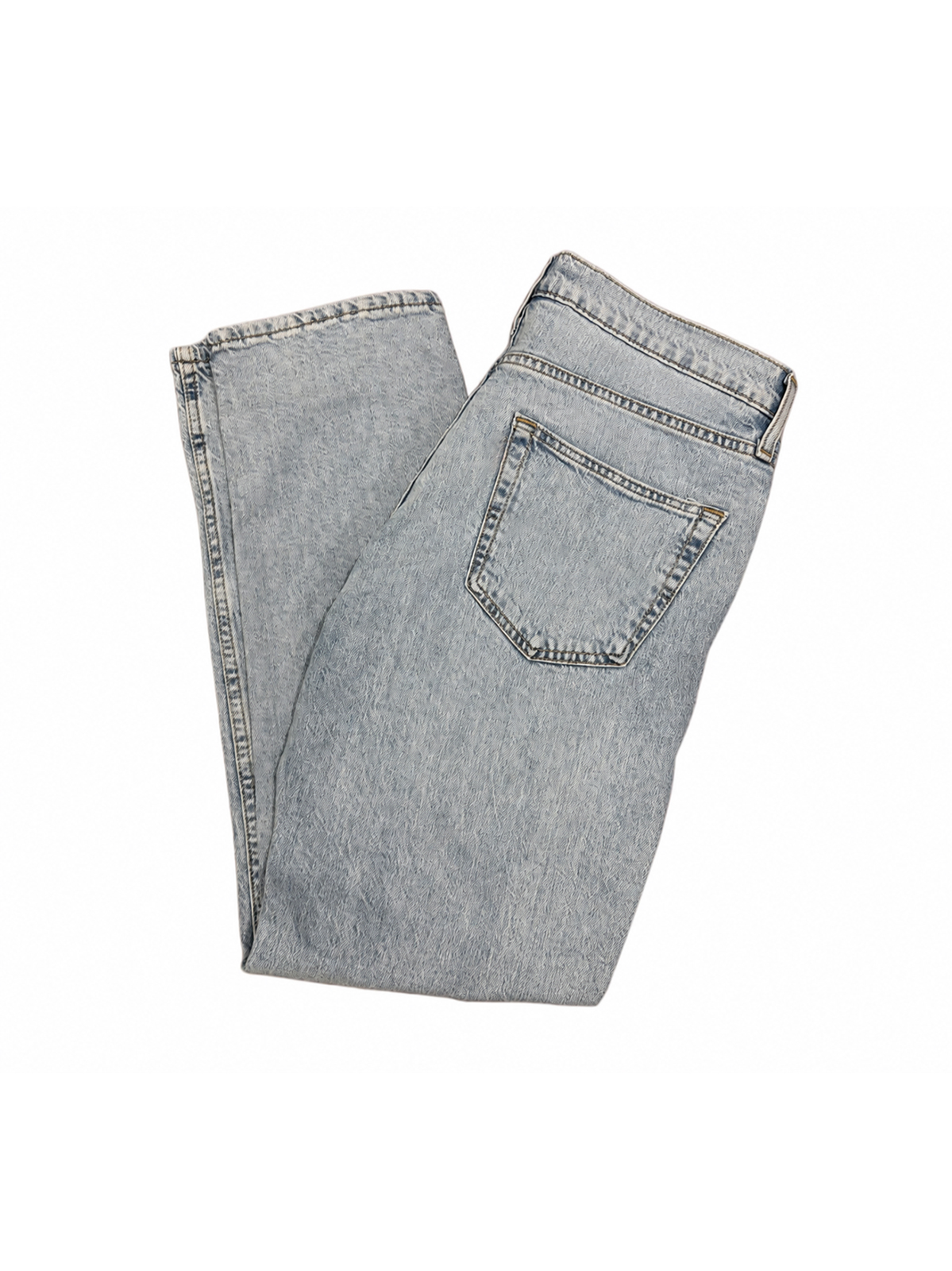 Light Blue Wash Jeans — Men's Relaxed Straight Denim Pants (1) Light Blue Wash Jeans — Men's Relaxed Straight Denim Pants
